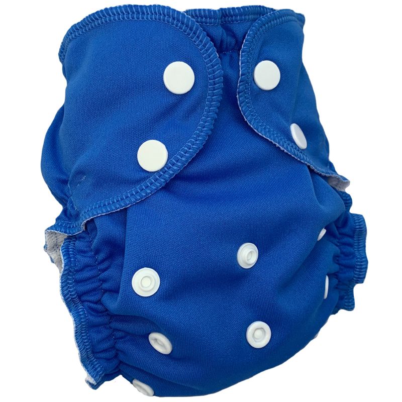 Maillot de bain couche lavable bleu Bahamian Rhapsody (Taille unique : 2,5-16 kg) AppleCheeks
