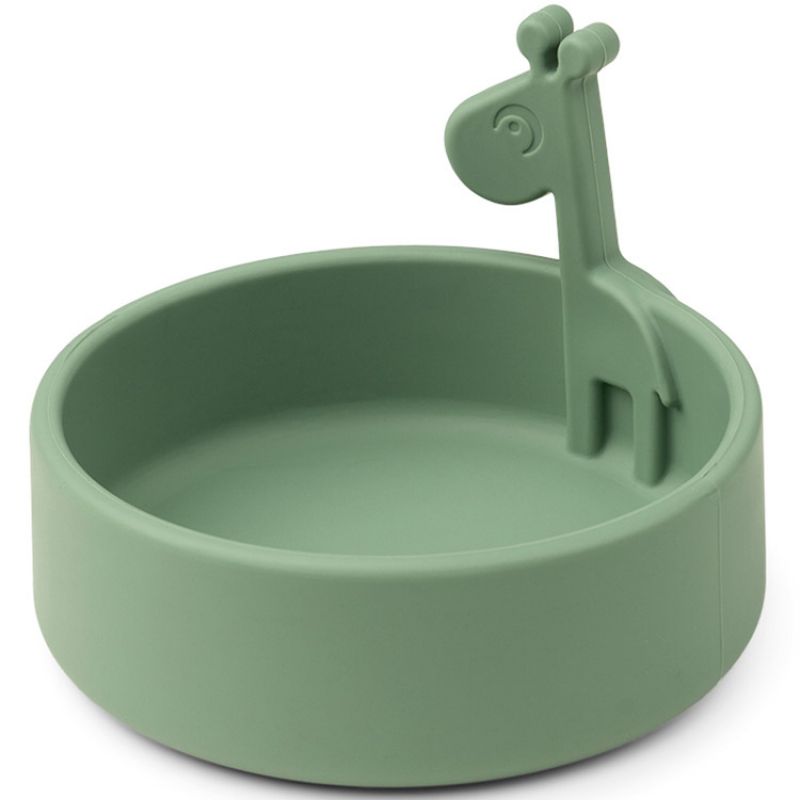 Bol en silicone Raffi vert Peekaboo Done by Deer