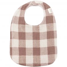Bavoir Big Brother Vichy Caramel - Babyshower