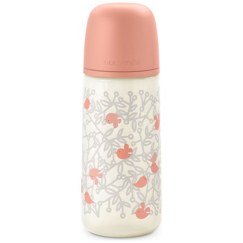 Biberon tétine SXPro L Birdies Rose (360Ml) Suavinex Produit 1