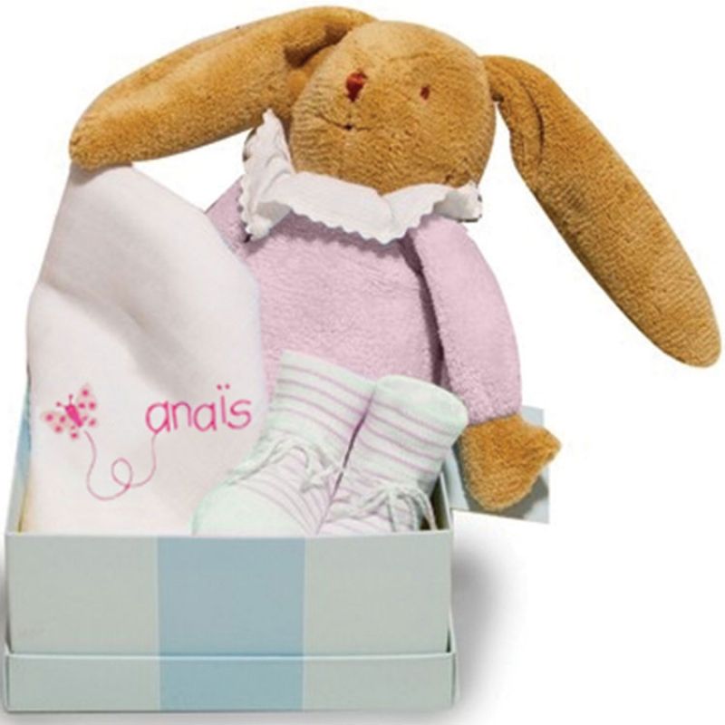 Coffret de naissance rose (personnalisable) ANVIE Produit 1 grande taille