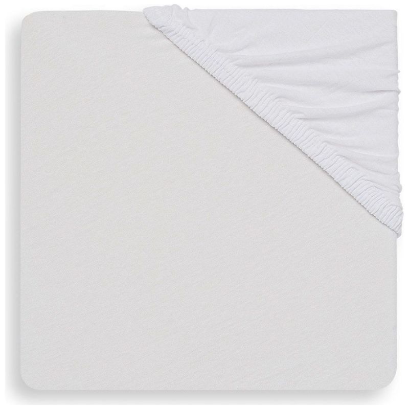 Drap housse en jersey Blanc (60 x 120 cm) Jollein Produit 1