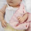 Couverture en mousseline de bambou Embroidery Anglaise Pink Elodie Details Ambiance 3