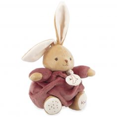 Peluche musicale Patapouf Lapin bordeaux (17 cm) - Kaloo