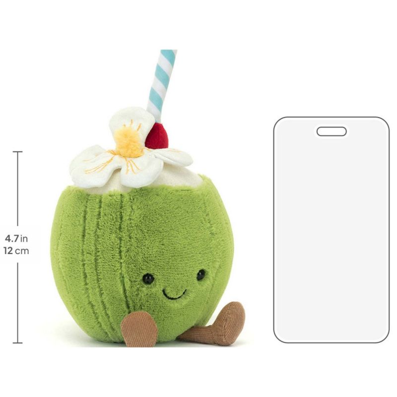 Peluche Amuseable Noix de Coco Aruba (15 cm) Jellycat Produit 8