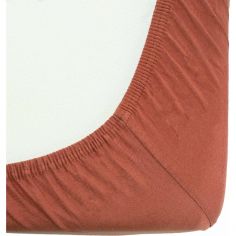 Drap housse en coton Terracotta (70 x 140 cm) - Trois Kilos Sept