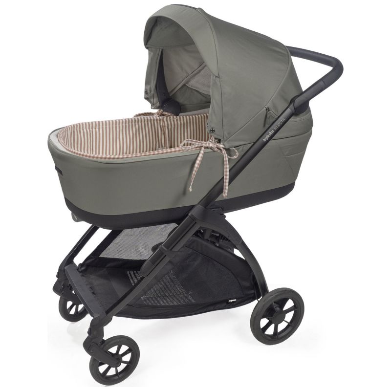 Housse de nacelle avec tiges et drap housse pour nacelle Rayures Moka Walking Mum Produit 4