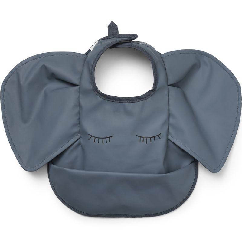 Bavoir à poche éléphant Humble Hugo Elodie Details
