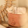 Lot de 3 gants de toilette Woolly Jollein Ambiance 4
