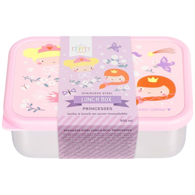 Lunch box en acier inoxydable Princesses A Little Lovely Company Packaging 9