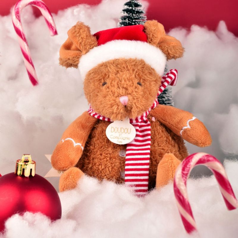 Souris de Noël (modèle mystère) Doudou et Compagnie Ambiance 7