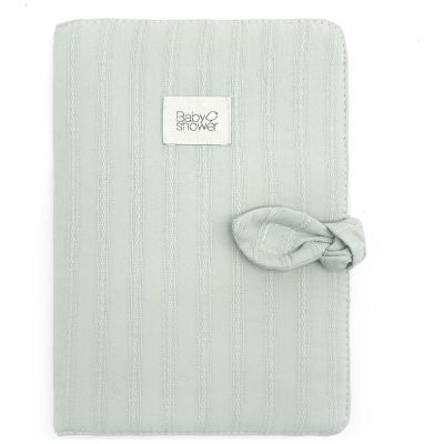 Protège carnet de santé Knot Lullaby Mint Babyshower