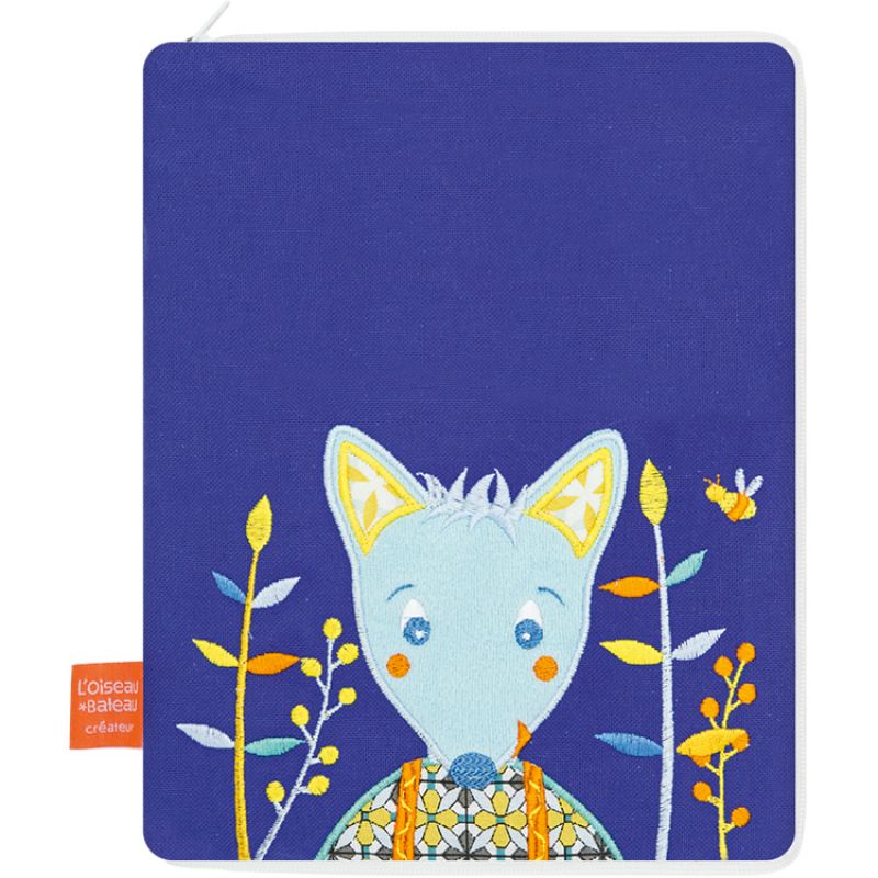 Protège carnet de santé Loup L'oiseau bateau