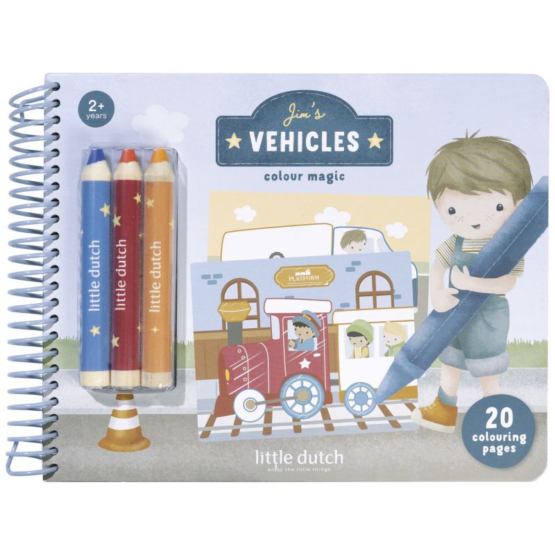 Cahier de coloriage Jim Little Dutch Produit 1