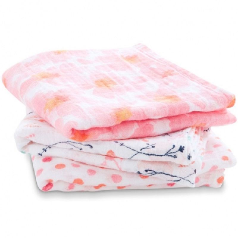 Lot de 3 langes Petal Blooms (70 x 70 cm) aden + anais