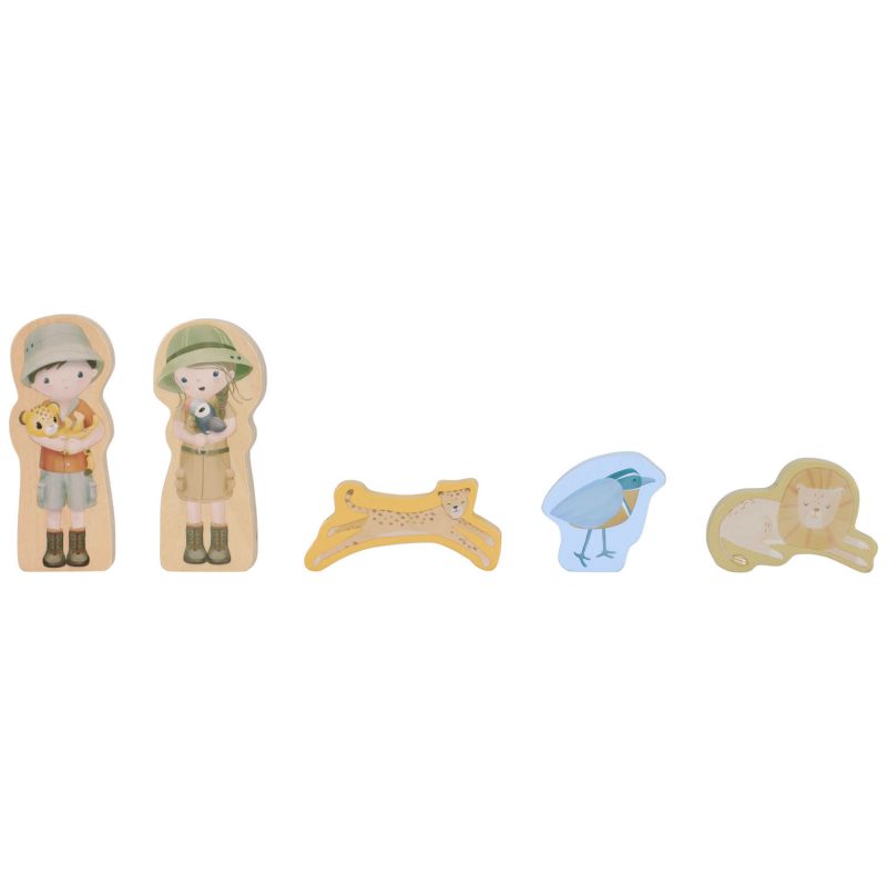Boîte à formes Voiture de Safari en bois Safari Friends Little Dutch Produit 3