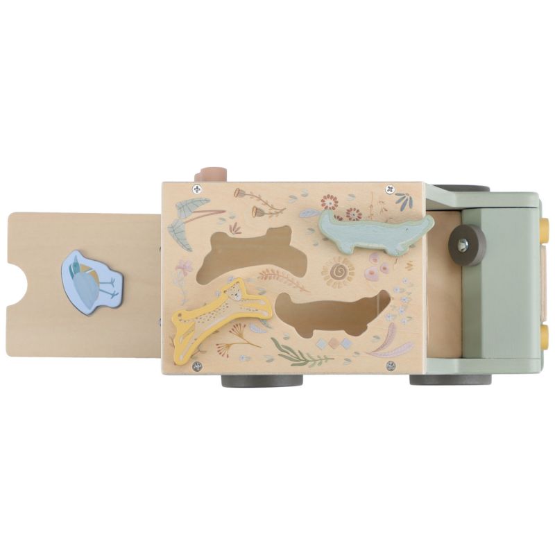 Boîte à formes Voiture de Safari en bois Safari Friends Little Dutch Produit 6