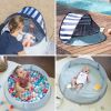 Tente anti-UV piscine 3 en 1 Aquani marinière Babymoov Ambiance 5