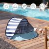 Tente anti-UV piscine 3 en 1 Aquani marinière Babymoov Ambiance 7