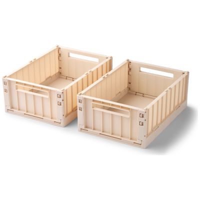 Lot de 2 caisses de rangement Weston M Apple Blossom Liewood
