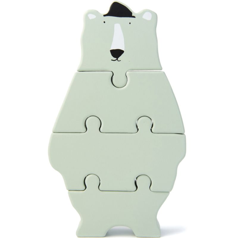 Puzzle vertical en bois ours Mr. Polar Bear Trixie