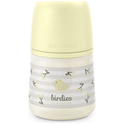Biberon tétine SXPro S Birdies Beige (150Ml) Suavinex
