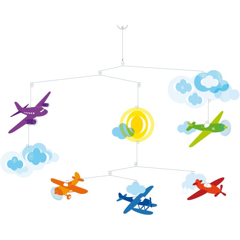 Mobile avions En vol Djeco