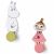 Variation Blanc, vert, rose du produit Lot de 2 patères murales Little My Moomin de la marque Kid's Concept
