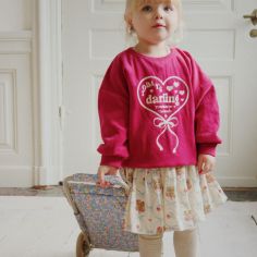 Caddie à roulette pour poupée Fleur Rosier