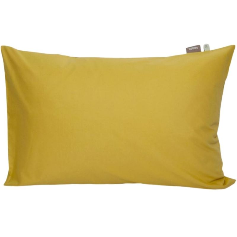 Taie d'oreiller en coton bio miel (40 x 60 cm) Kadolis