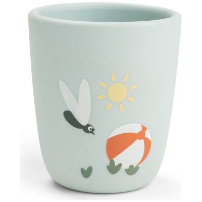 Mini gobelet en silicone Playground Bleu