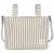 Variation Beige du produit Sac Crossbody Botton Rayures de la marque Walking Mum