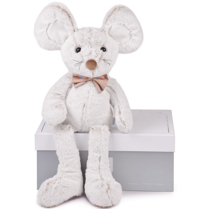 Coffret peluche souris Copains calins (50 cm) Histoire d'Ours