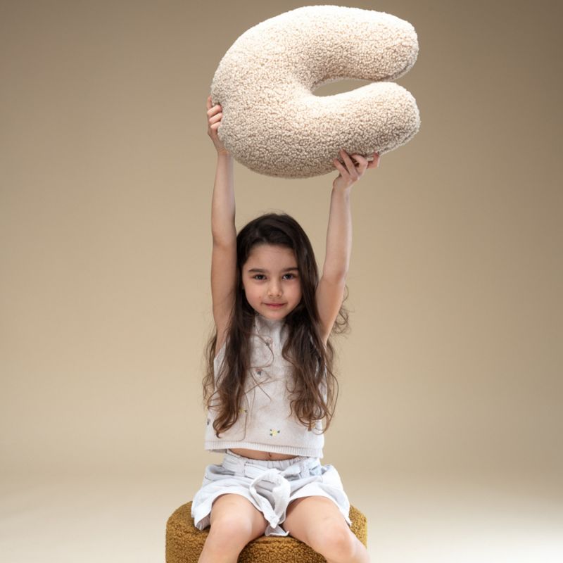 Coussin en U Biscuit molletonné Wigiwama Ambiance 2