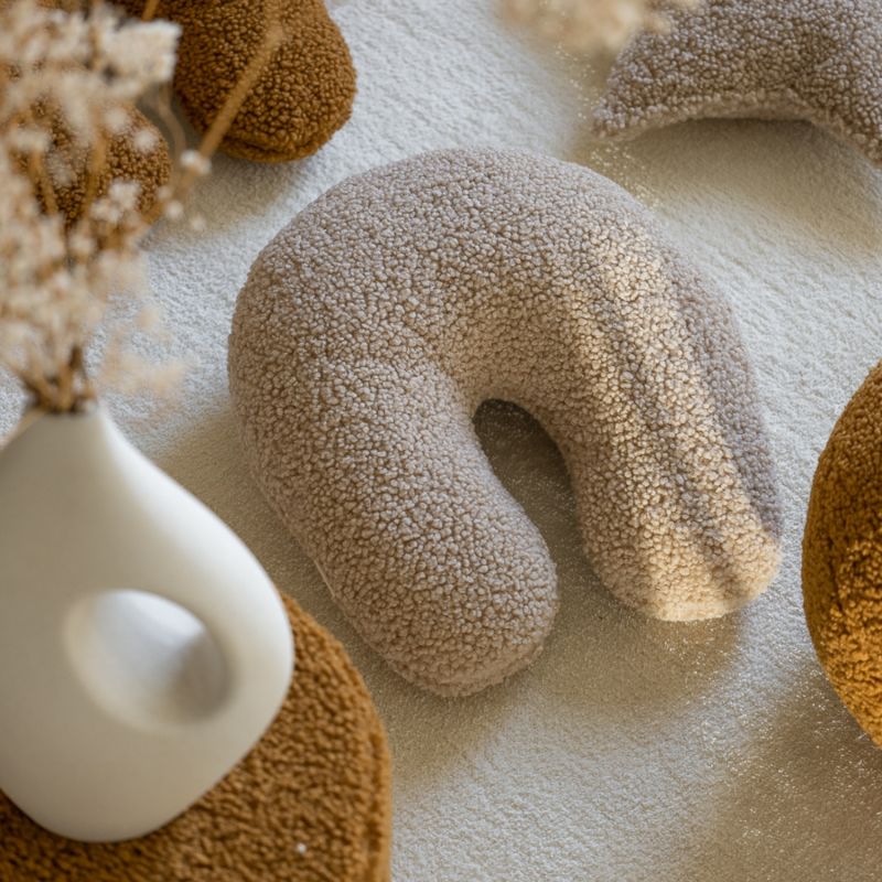 Coussin en U Biscuit molletonné Wigiwama Ambiance 3