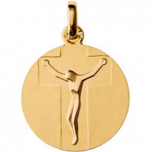 Médaille Crucifix de Scarpa 18 mm (or jaune 750°)       par Monnaie de Paris