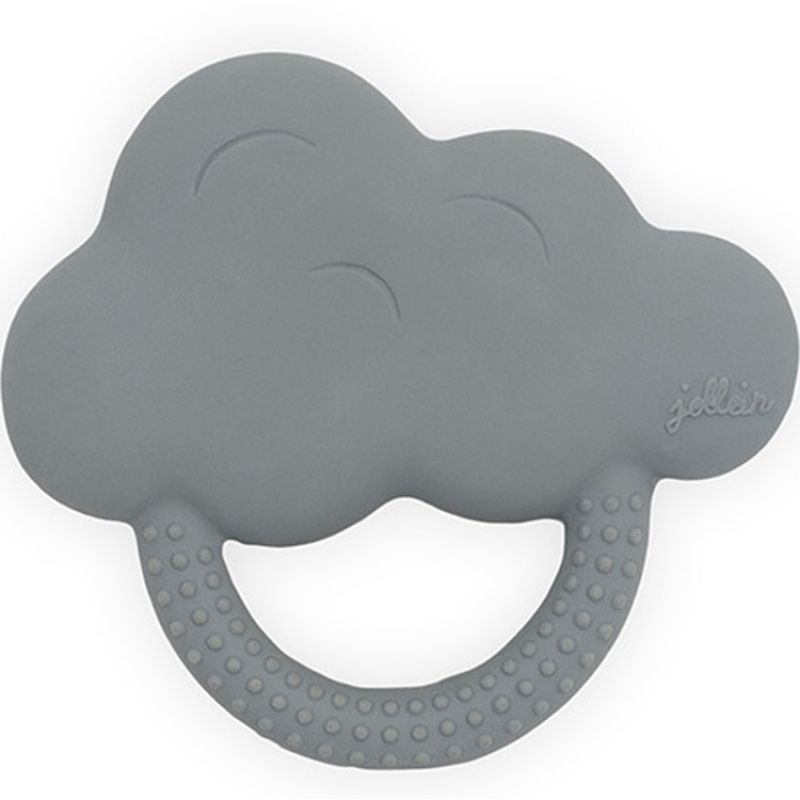 Anneau de dentition en caoutchouc nuage gris Jollein