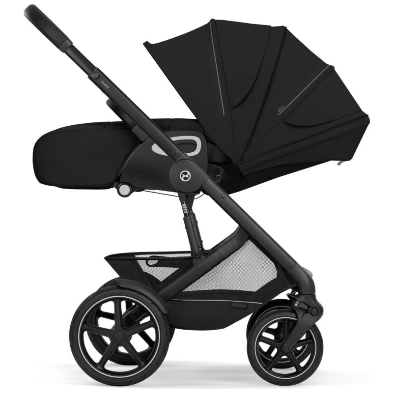 Poussette tout-terrain Talos S Lux 2026 avec nacelle souple Moon Black Cybex Produit 4
