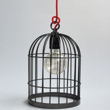 Lampe baladeuse cage à oiseau noire  par FilamentStyle