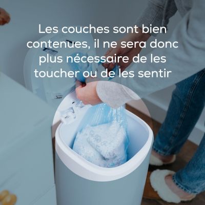 Pack de 12 recharges octogonales pour poubelle à couches Dress Up