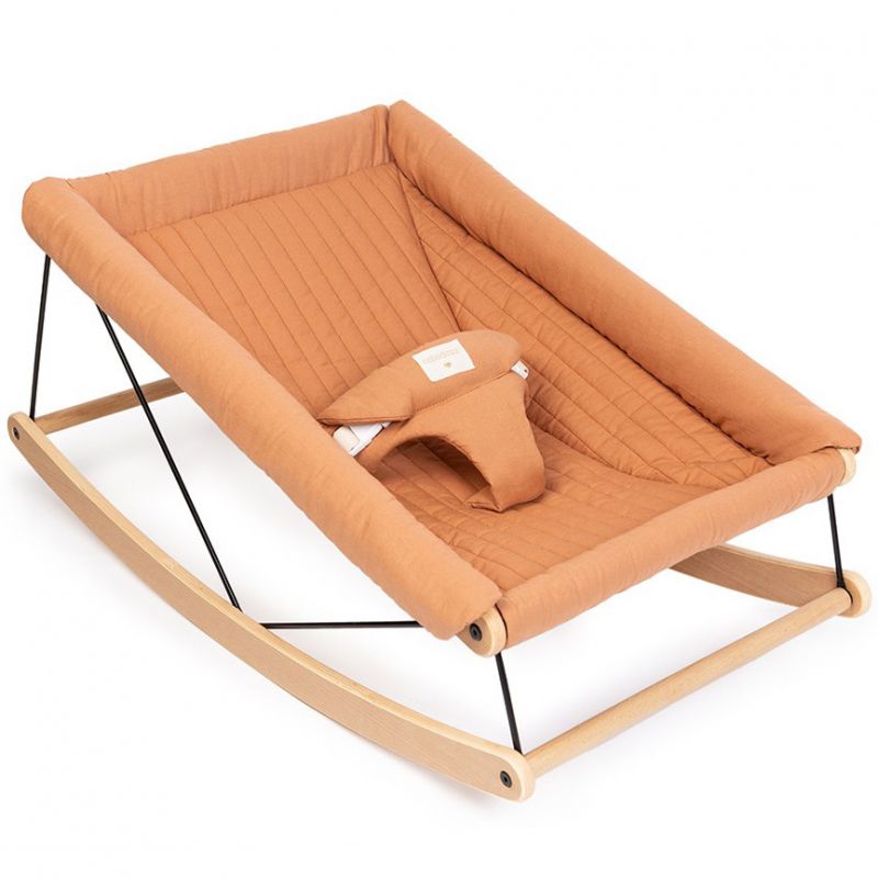 Housse pour transat Growing green Sienna brown Nobodinoz