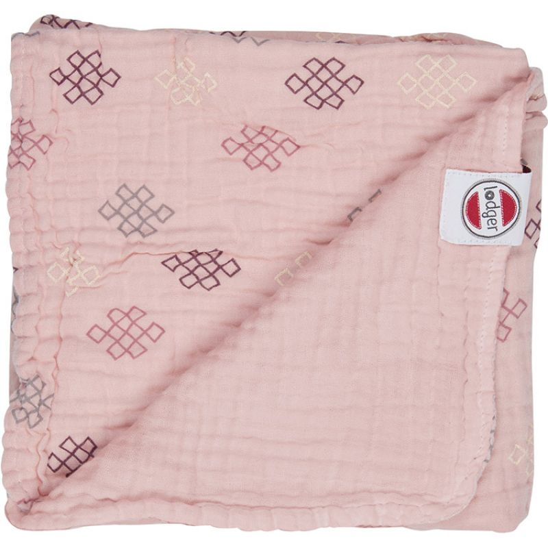 Couverture bébé en coton Dreamer Xandu Sensitive rose (120 x 120 cm) Lodger