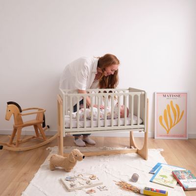 Lit bébé et cododo 4 en 1 Hato avec matelas