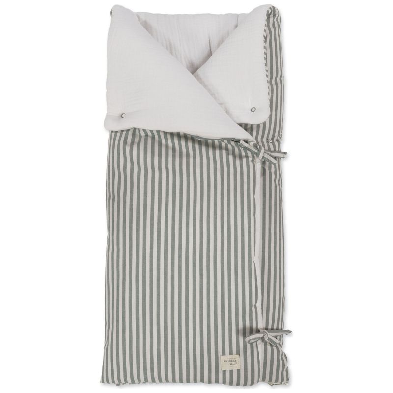 Nid d'ange et couverture Praliné Rayures Matcha TOG 2,5 Walking Mum Produit 1