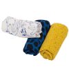 Set de 3 langes Puce & Pilou (personnalisable) - Moulin Roty