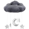 Mobile nuage gris graphite  par Cotton&Sweets