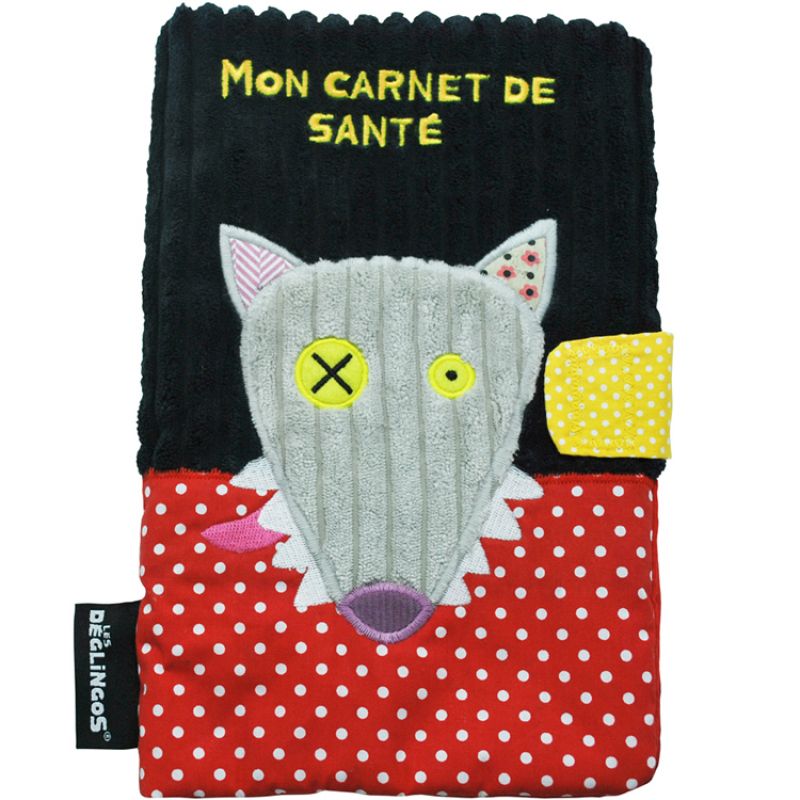 Protège carnet de santé Bigbos le Loup Les Déglingos