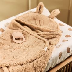 Couverture nomade Miffy Jacquard Teddy Biscuit