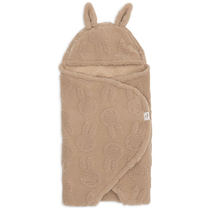 Couverture nomade Miffy Jacquard Teddy Biscuit Jollein Produit 1