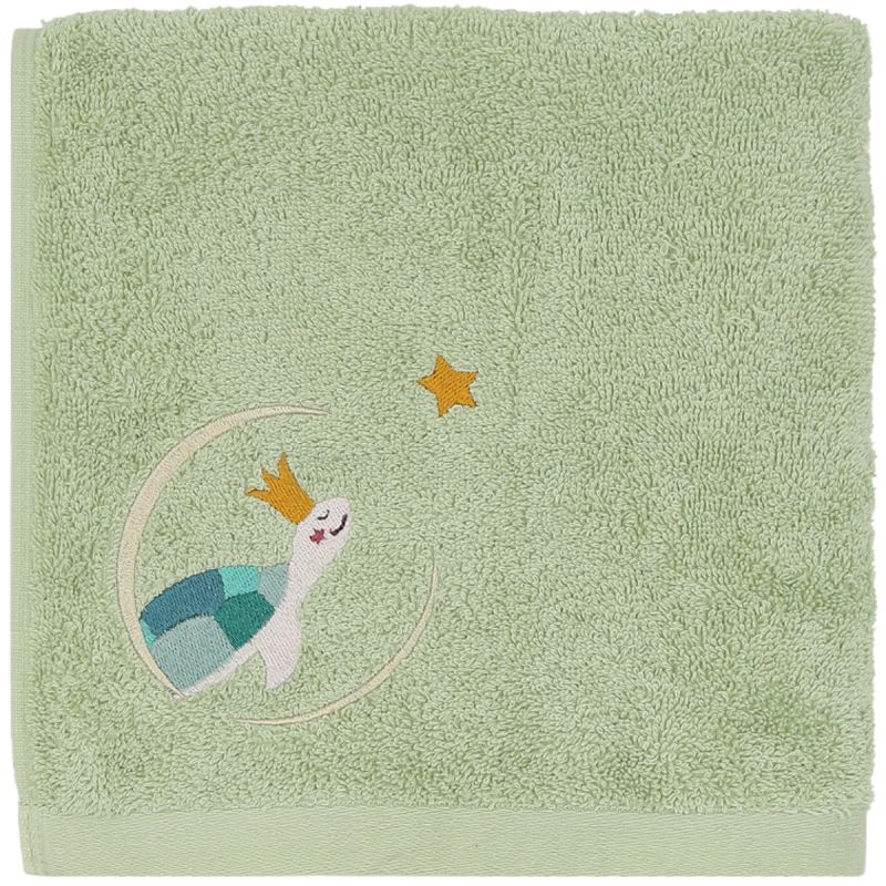Serviette de bain tortue menthalo personnalisable (100 x 100 cm) L'oiseau bateau